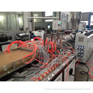 Door board extrusion machine plant door making line